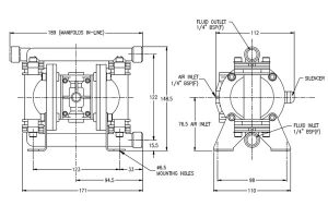 Cấu tạo bơm Metallic B06