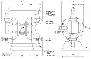 Cấu tạo bơm Hygienic B25