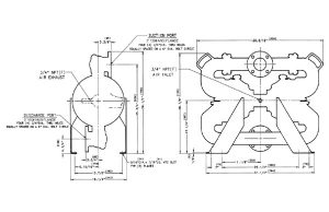 Cấu tạo bơm X75 Metallic flap valve