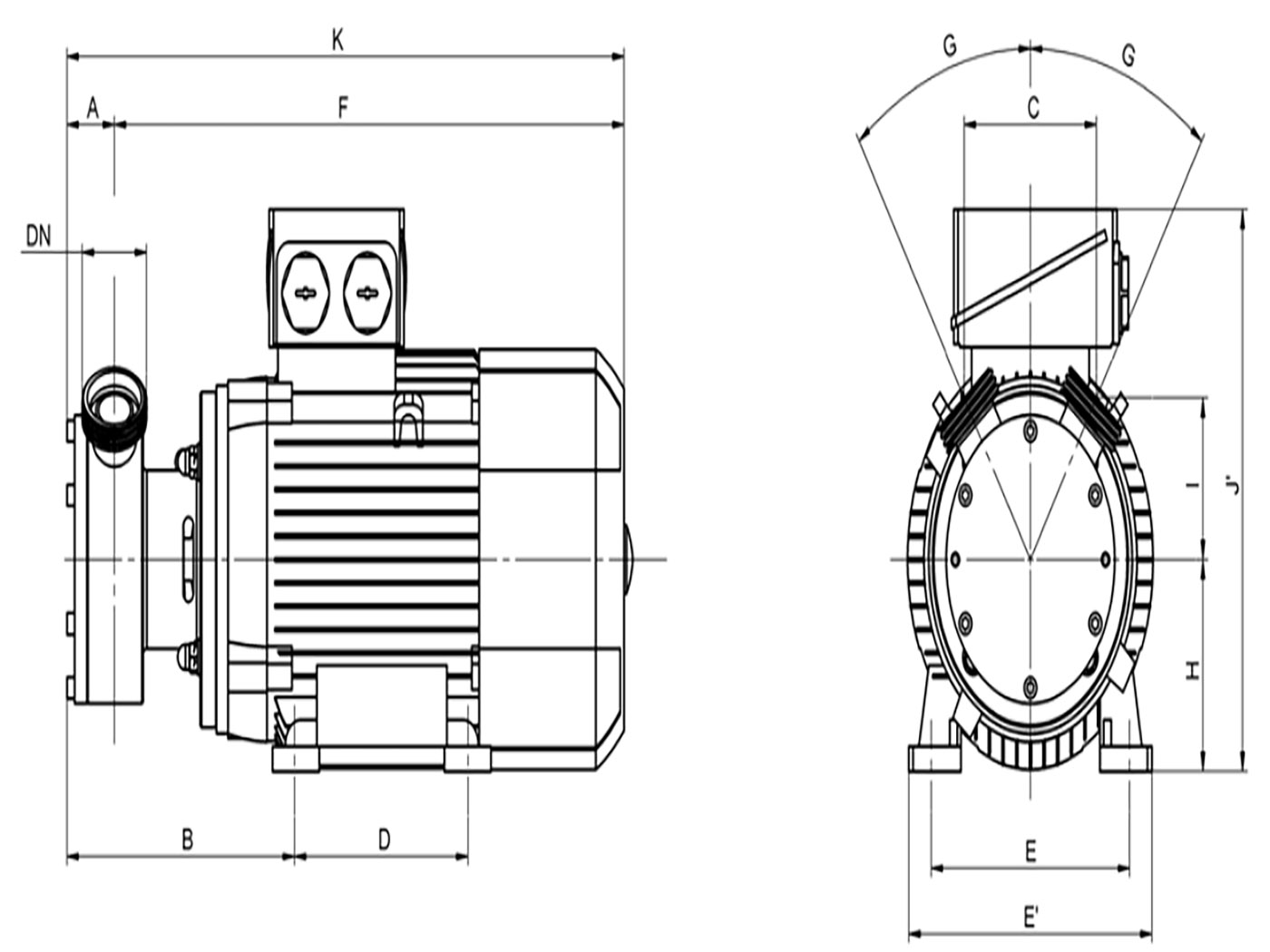 CP Peripheral impeller pump structure