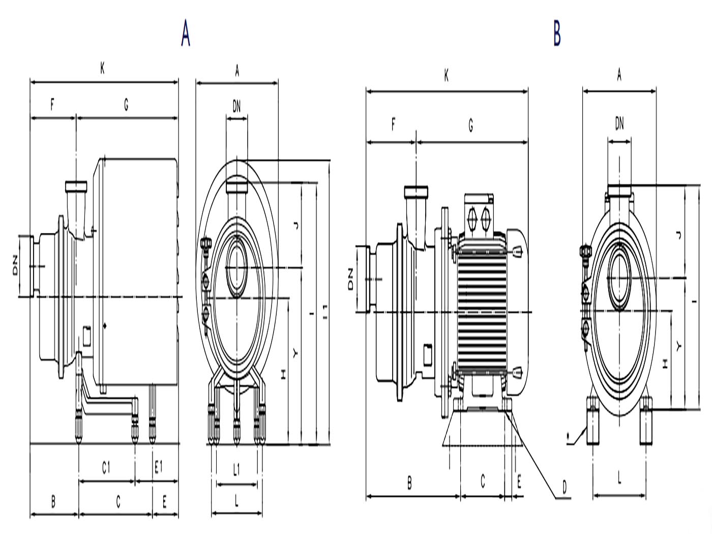 AS Self-priming pumps structure