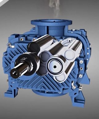 RBS High vacuum rotary lobe blowers - ROBUSCHI 5 Cấu tạo dòng RBS của Robuschi