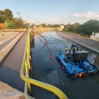 Máy hút bùn dòng DRP - Dragflow 17 Hoạt động nạo vét điều khiển từ xa DRP Draglow