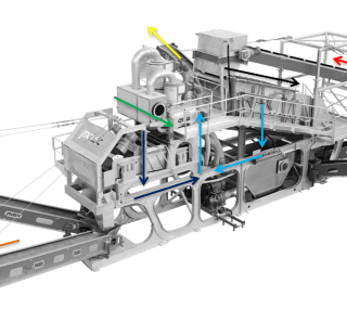 Máy sàng rung phân loại Aggretec - Matec 11 Nguyên lý hoạt động của máy sàng rung phân loại Aggretec - Matec