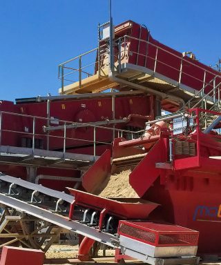 ứng dụng máy tách cát mịn Sandtec Matec