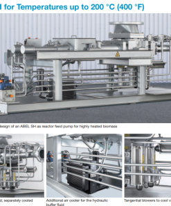 Thiết kế bơm cao áp SH Abel cho ứng dụng Nhiệt độ lên đến 200 ° C (400 ° F)