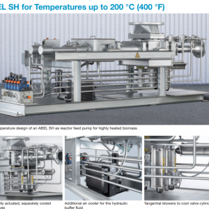 Thiết kế bơm cao áp SH Abel cho ứng dụng Nhiệt độ lên đến 200 ° C (400 ° F)