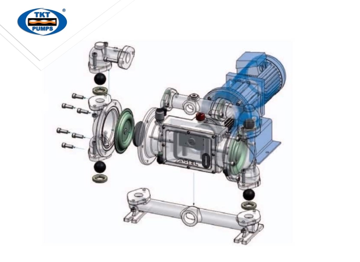 Cấu tạo bơm màng điện