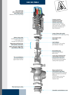 Cấu tạo van chống thấm VDCI MC PMO-C