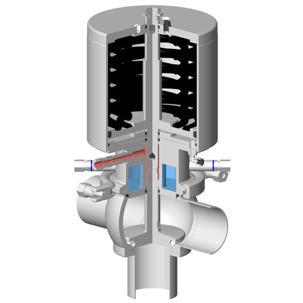 DCX3 aseptic bearing shut-off valve - Definox