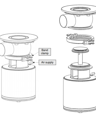 DCX3 FC tank bottom single sealing shut-off valve - Definox 7 DCX3 FC tank bottom single sealing shut-off valve - Definox