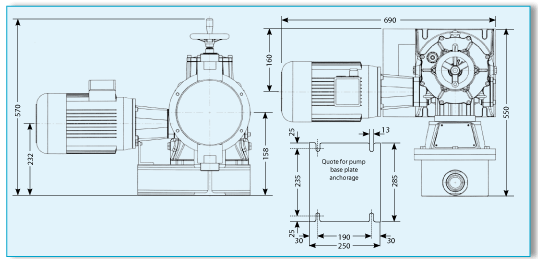 Doseuro Pumps – Italy Dimensions PDP 350
