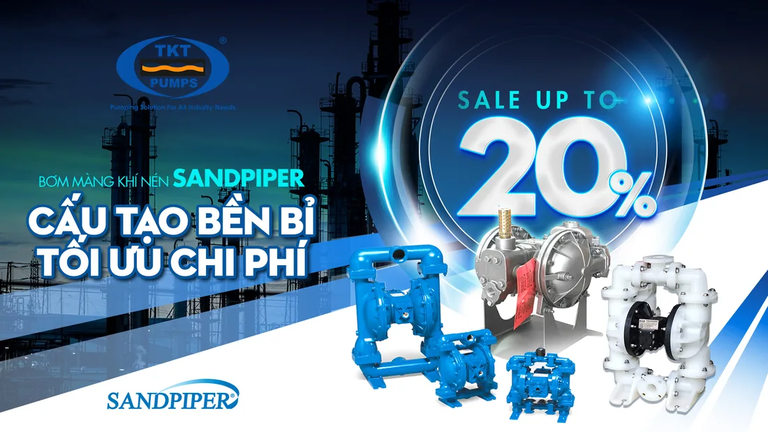 Thái Khương Pumps Chung Tay Đẩy Lùi Bơm Sandpiper Giả 4 Ưu đãi đặc biệt từ đại lý chính hãng Sandpiper - Thái Khương Pumps