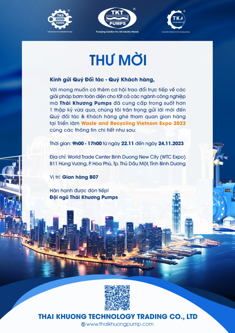 THÁI KHƯƠNG PUMPS THAM GIA TRIỂN LÃM WASTE AND RECYCLING VIETNAM EXPO 2023 235 THÁI KHƯƠNG PUMPS THAM GIA TRIỂN LÃM WASTE AND RECYCLING VIETNAM EXPO 2023