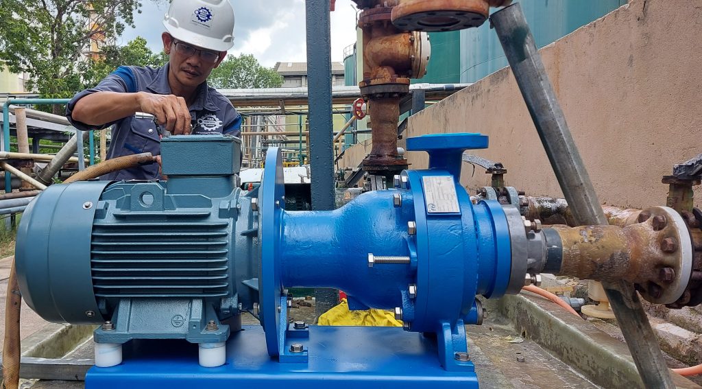 Lắp Bơm Hoá Chất dòng Heavy Duty của Finish Thompson cho Vedan 20220630 140128