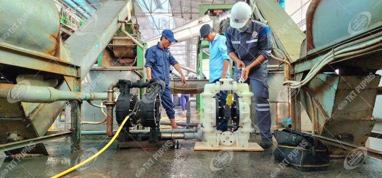 Dự án thay thế bơm màng khí nén cho nhà máy F&B ở Cà Mau 99 Dự án thay thế bơm màng khí nén cho nhà máy F&B ở Cà Mau