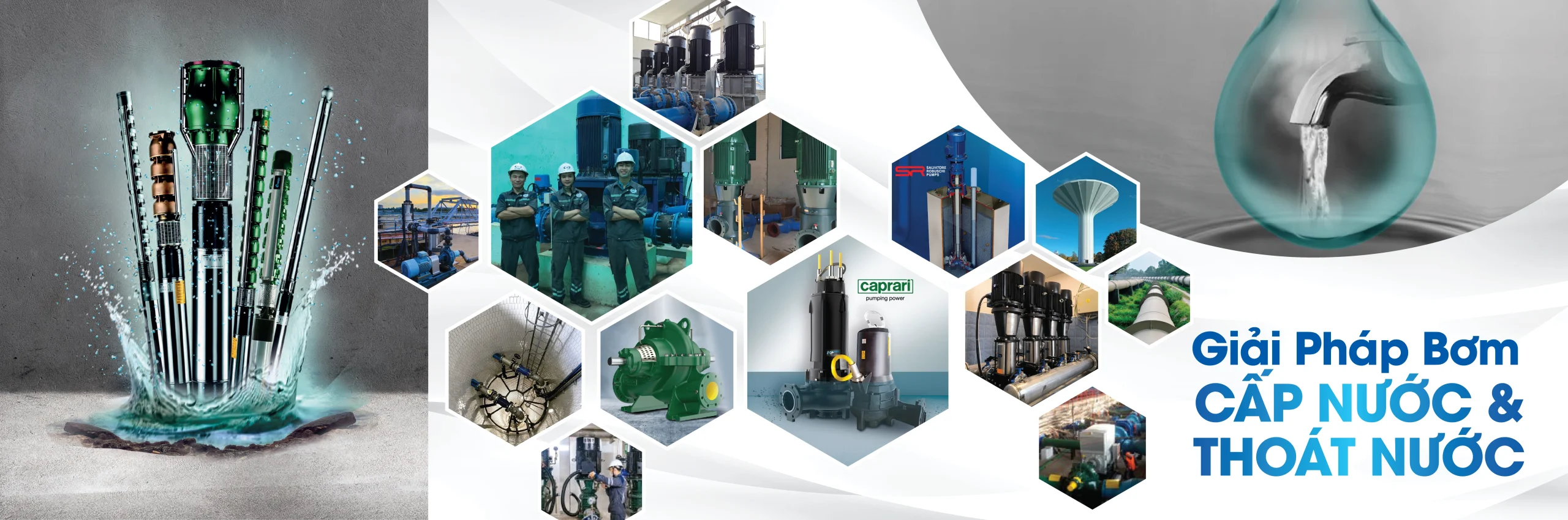 Giải pháp bơm cấp thoát nước
