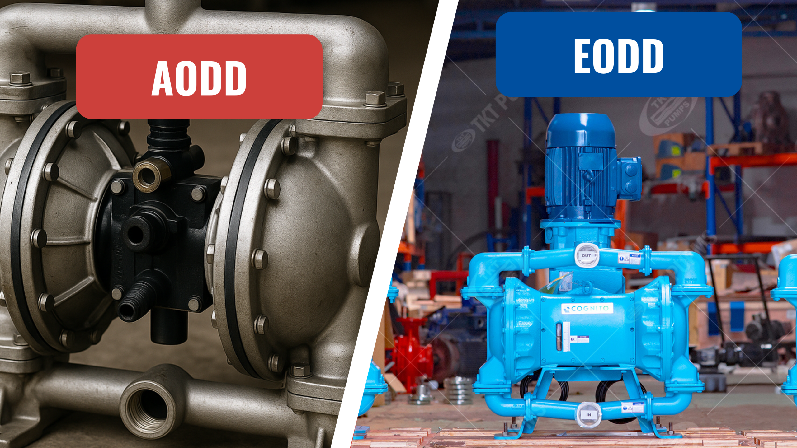 Bơm màng khí nén và Bơm màng điện