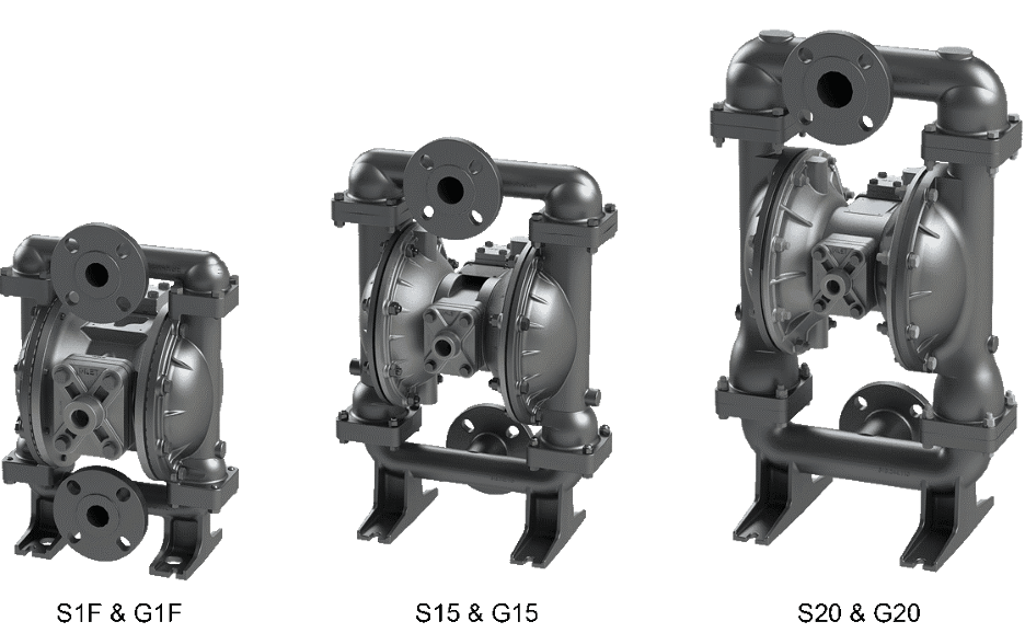 SANDPIPER Ra Mắt Cải Tiến Vượt Trội: Mặt Bích Đúc Nguyên Khối Cho Bơm Inox Dòng S & G SandPiper Flange