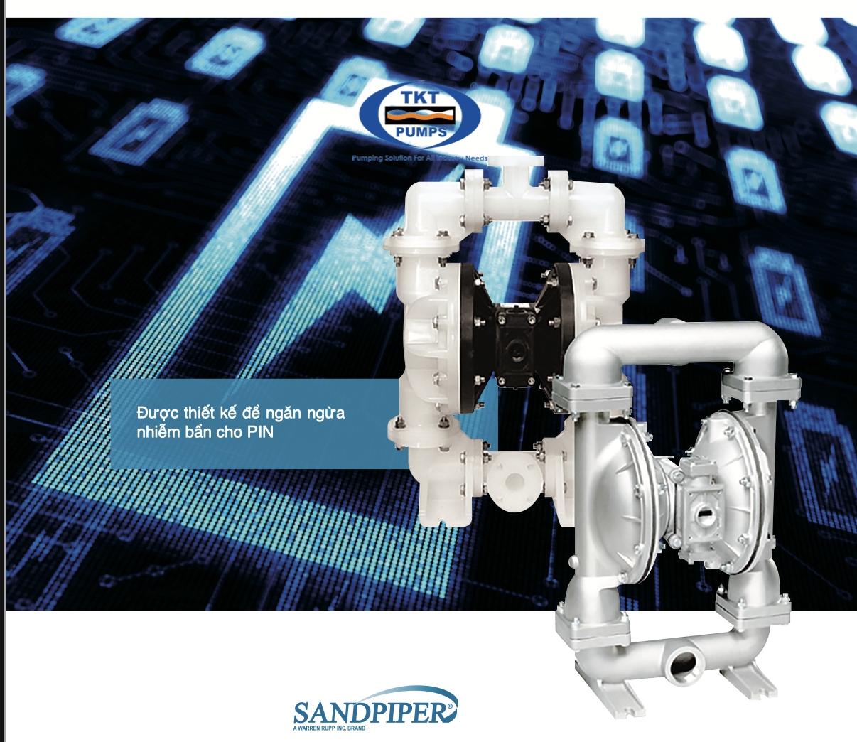 Giải Pháp Bơm Màng SANDPIPER Cho Ngành Sản Xuất Pin Lithium: Chống Nhiễm Bẩn Tuyệt Đối, Tối Ưu Hiệu Suất 1 Giải Pháp Bơm Màng SANDPIPER Cho Ngành Sản Xuất Pin Lithium: Chống Nhiễm Bẩn Tuyệt Đối, Tối Ưu Hiệu Suất