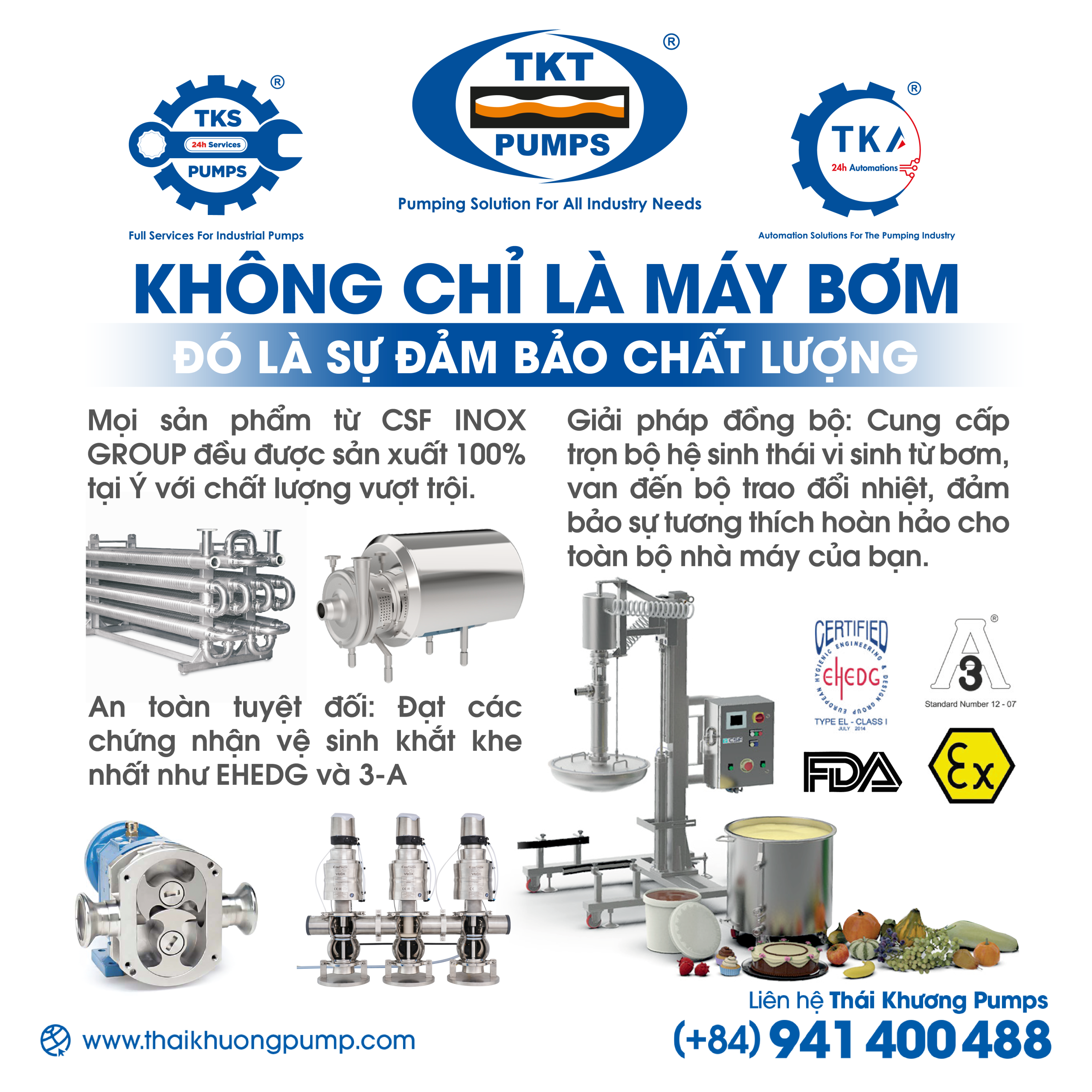 Bơm Trong Ngành Bánh Kẹo: Góc Nhìn Kỹ Sư Về Giải Pháp Vận Chuyển Nguyên Liệu Chuyên Sâu 2 Bơm cho ngành thực phẩm - Thái Khương Pumps