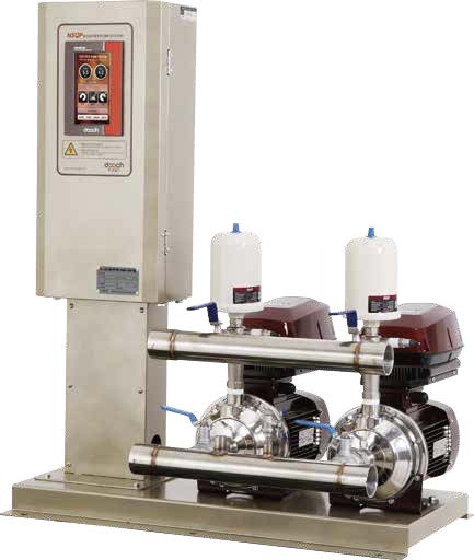 He-thong-bom-tang-ap-luu-luong-lon-NSQP-2DHM-Series-man-hinh-cam-ung.