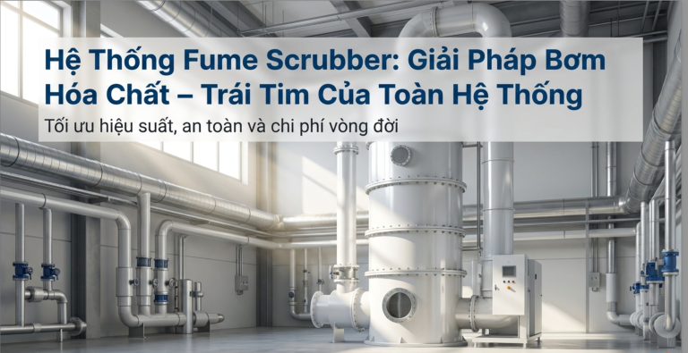 Giải pháp bơm hóa chất cho hệ thống fume scrubber & khử mùi công nghiệp 33 Giải pháp bơm hóa chất cho hệ thống fume scrubber & khử mùi công nghiệp