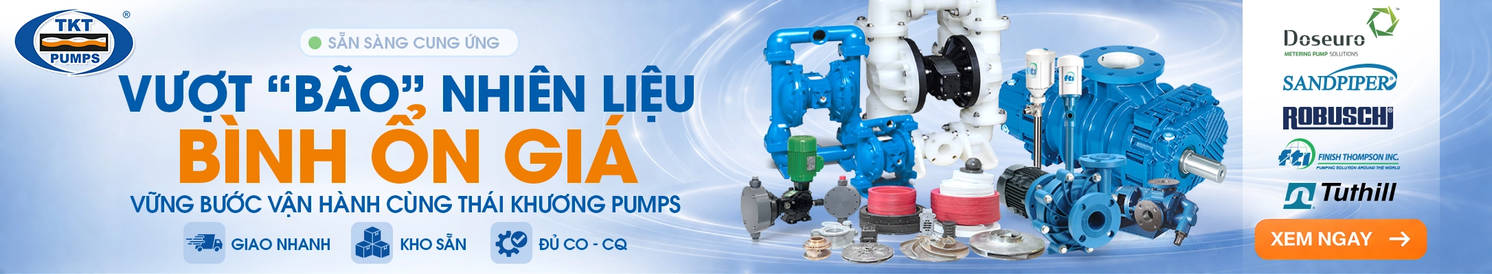 TKT Pumps Campaign Banner Hàng Kho 2026