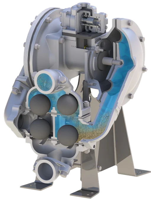 Sandpiper 6 Sandpiper Heavy Duty Ball Valve HDB AODD