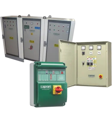 Tủ điều khiển & bảo vệ bơm (Electric Panels · CapSmart VFD) - Caprari