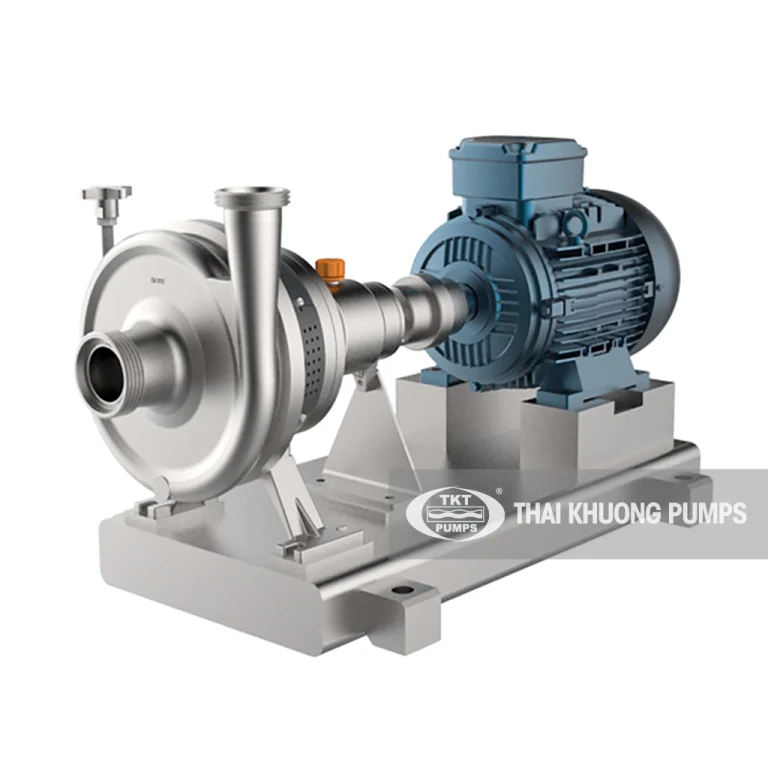 Bơm ly tâm vi sinh (sanitary centrifugal) là gì — cấu tạo & tiêu chuẩn 3 Bơm ly tâm vi sinh CSK CSF Inox bản aseptic vô trùng