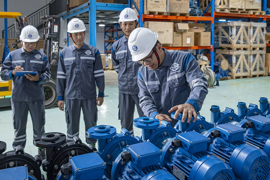 Finish Thompson Pump (FTI) – Bơm hóa chất chống ăn mòn | Đại lý Việt Nam 56 Đội ngũ kỹ sư TKT đào tạo FTI-certified — commissioning và bảo trì bơm mag drive Finish Thompson