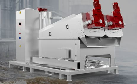 Máy ép bùn trục vít HAUS SDE