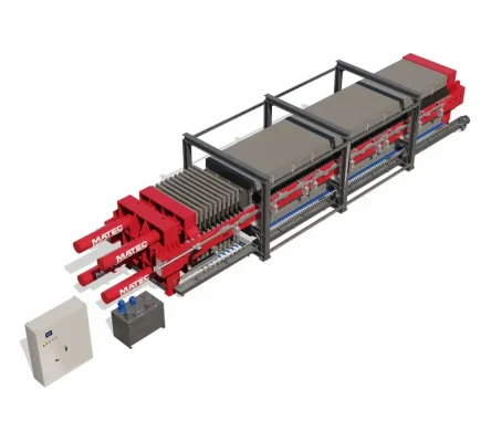 Máy lọc ép bùn Matec Magnum
