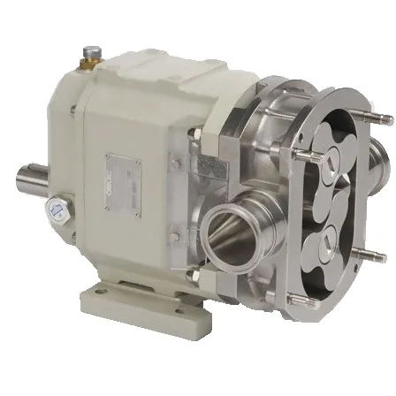 Phớt & bảo trì bơm rotor cánh (lobe): kéo dài tuổi thọ thiết bị vi sinh 3 Rotor cánh OMAC quay không tiếp xúc với khe hở nhỏ giữa hai rotor