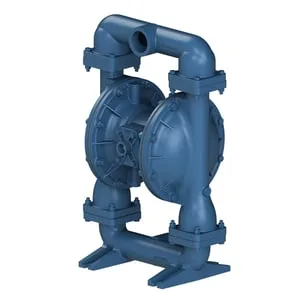 Bơm màng khí nén AODD Sandpiper S20 thân kim loại xử lý dịch khó trong nhà máy
