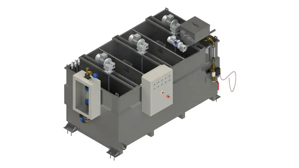 Trạm pha keo tụ Matec Bifloc 1 Trạm pha keo tụ Matec Bifloc
