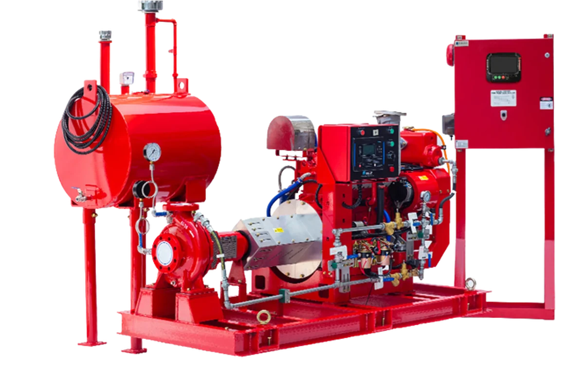 Giải pháp Bơm nước cho Tòa nhà & Nhà máy 58 Cụm bơm chữa cháy động cơ diesel NFPA 20 — NM Fire