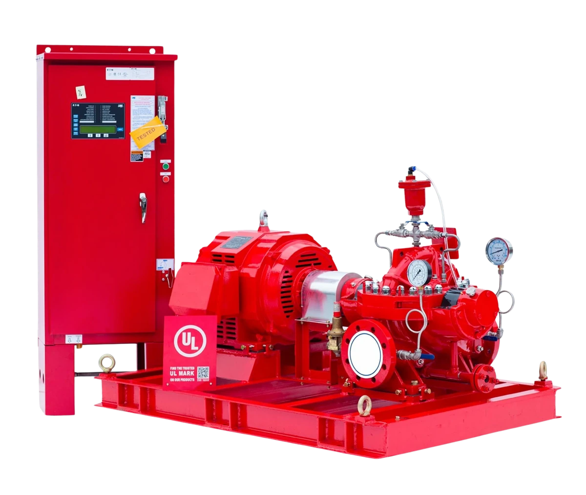 Giải pháp Bơm nước cho Tòa nhà & Nhà máy 57 Cụm bơm chữa cháy điện trục ngang UL/FM — NM Fire