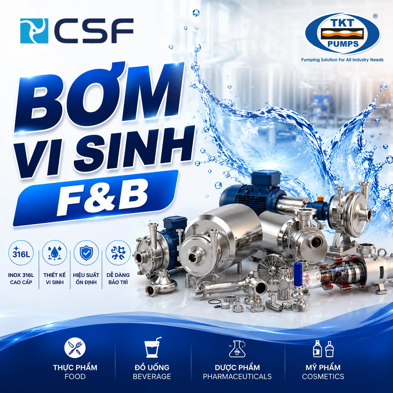 CSF - Italy 1 Csf — phân phối chính hãng tại TKT Pumps