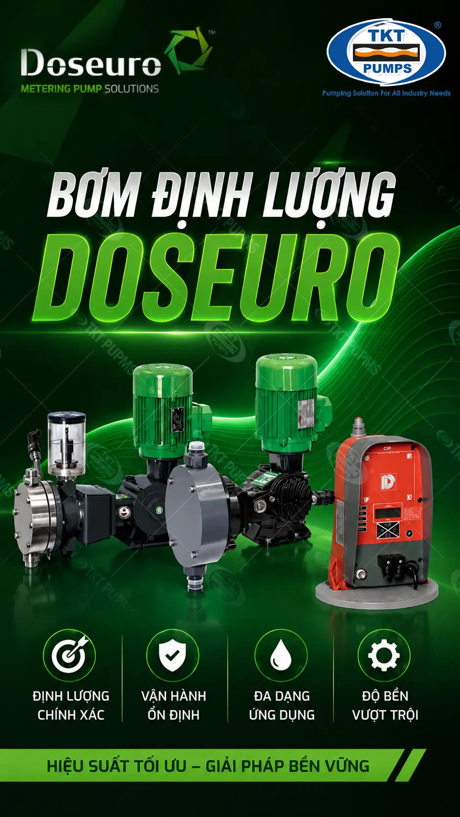Doseuro — máy bơm công nghiệp chính hãng, phân phối tại TKT Pumps