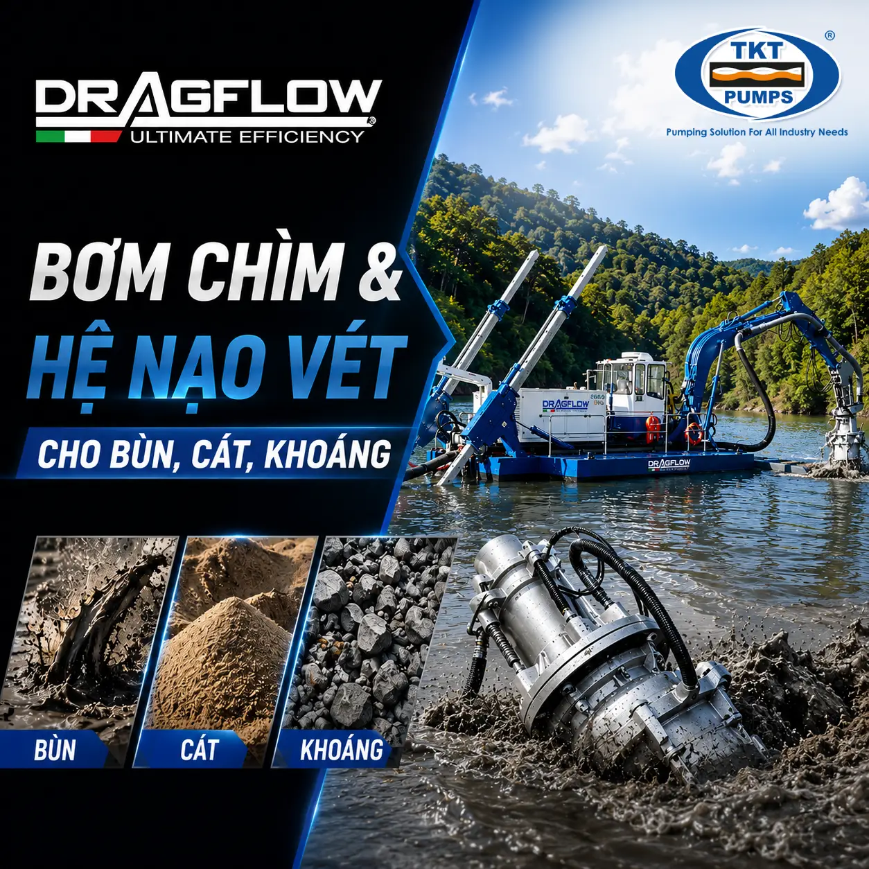 Dragflow — phân phối chính hãng tại TKT Pumps