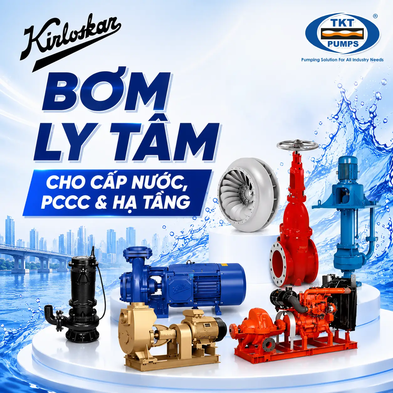 Kirloskar 1 Kirloskar — phân phối chính hãng tại TKT Pumps