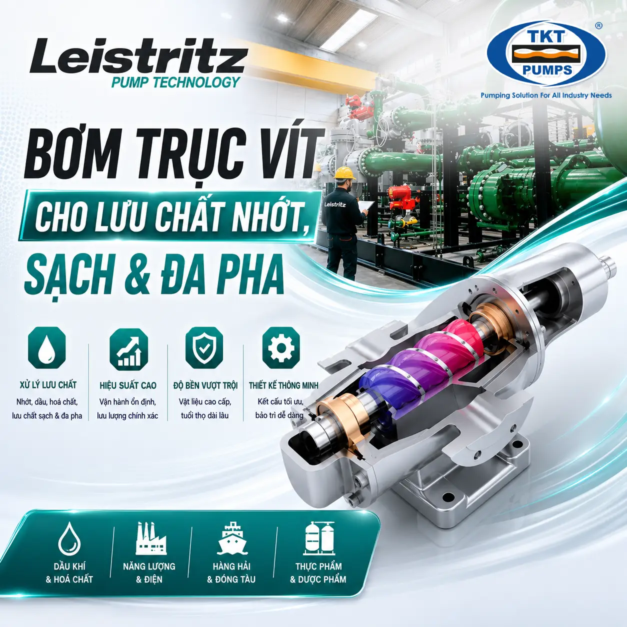 Leistritz - Germany 1 Leistritz — phân phối chính hãng tại TKT Pumps