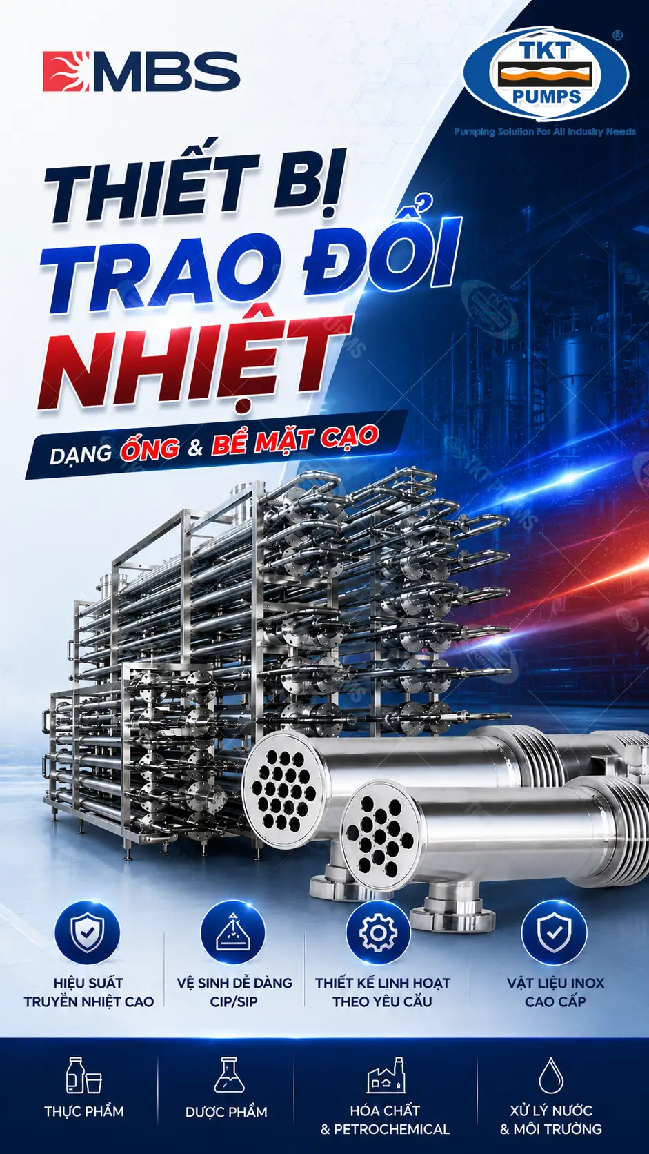 MBS — máy bơm & thiết bị công nghiệp chính hãng, phân phối tại TKT Pumps