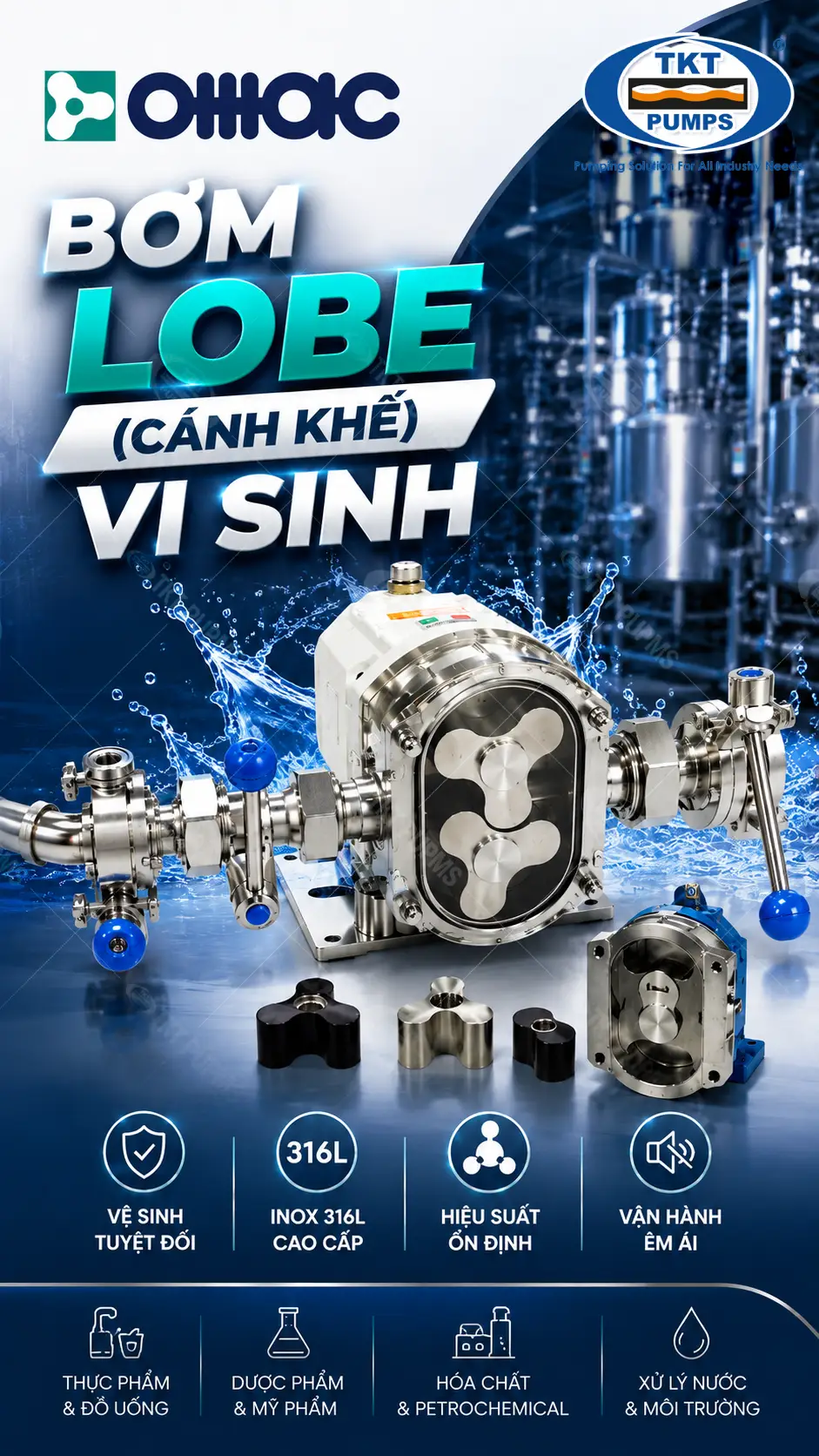 Omac — máy bơm công nghiệp chính hãng, phân phối tại TKT Pumps