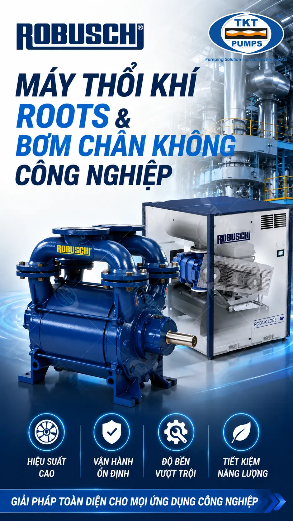 Robuschi — máy bơm & thiết bị công nghiệp chính hãng, phân phối tại TKT Pumps