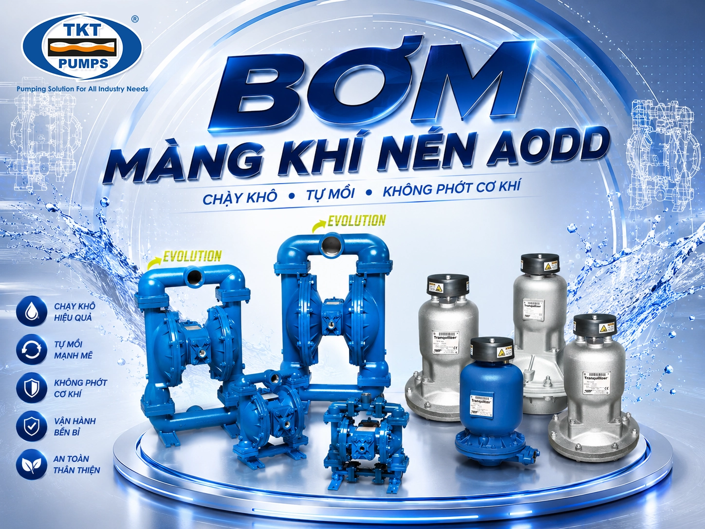 Bơm màng khí nén